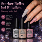 Preview: 3er UV Nagellack Set - Nail Polish Holo Diamond Glitter